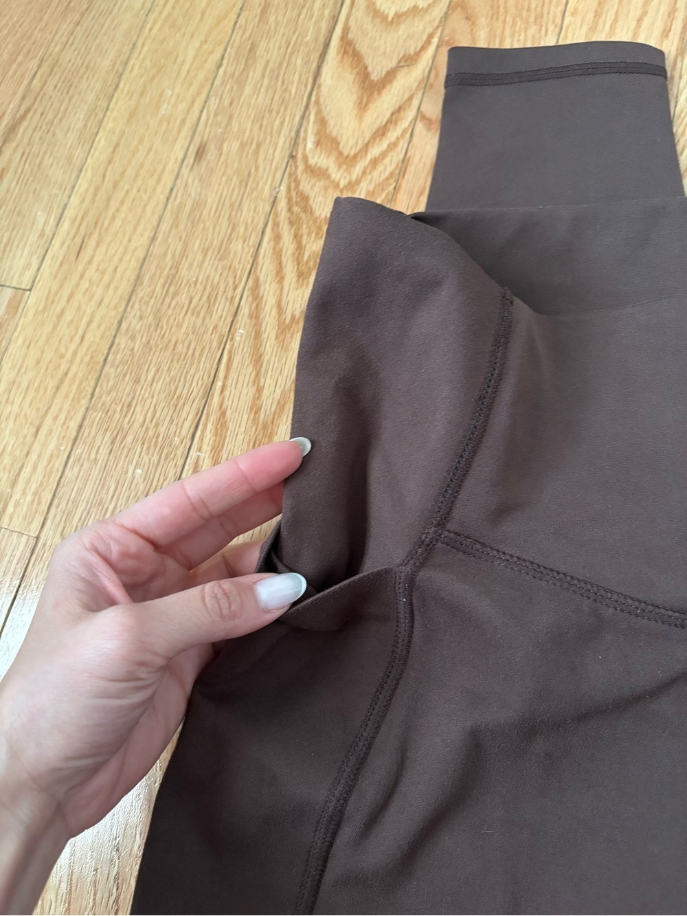 Avia High Rise Leggings Women’s Size S Brown Performance Yoga Gym Athletic Pants - Picture 8 of 10